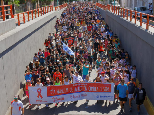 En Berazategui se realizó una jornada por el Día Mundial contra el VIH