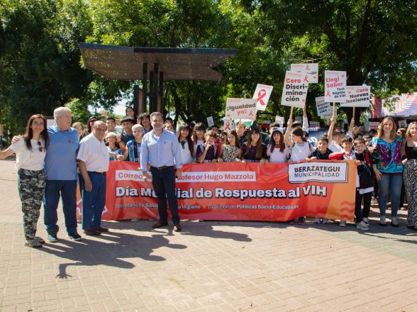 Berazategui se unió en una mega jornada por el día mundial de respuesta al VIH