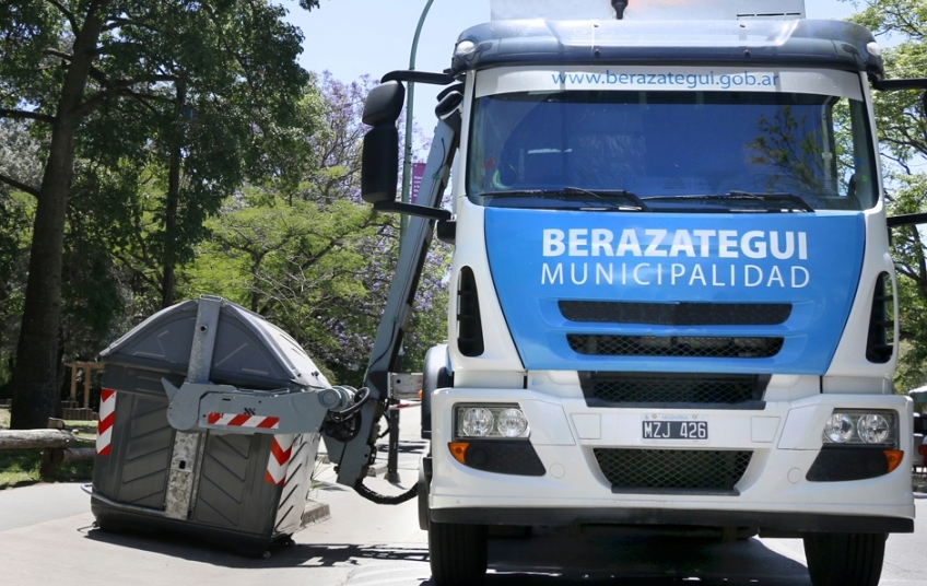 La Municipalidad de Berazategui garantiza la recolección de residuos