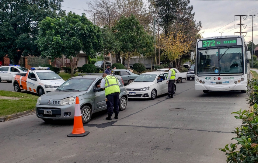 Casi 600 operativos de control vial en Berazategui