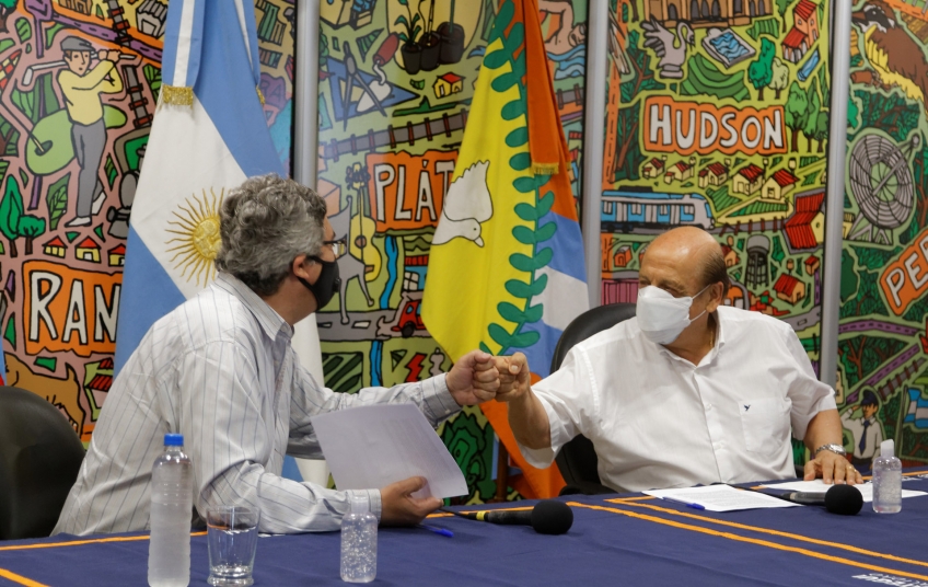 Mussi y el Ministro Javier Rodríguez lanzaron la “Mesa 2050” para el desarrollo productivo de El Pato
