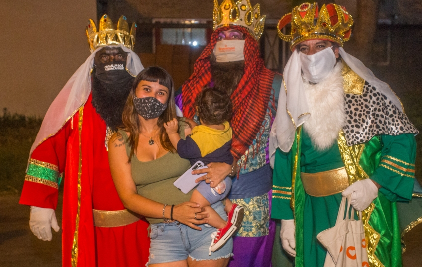 Los Reyes llevaron toda su magia a los barrios de Berazategui