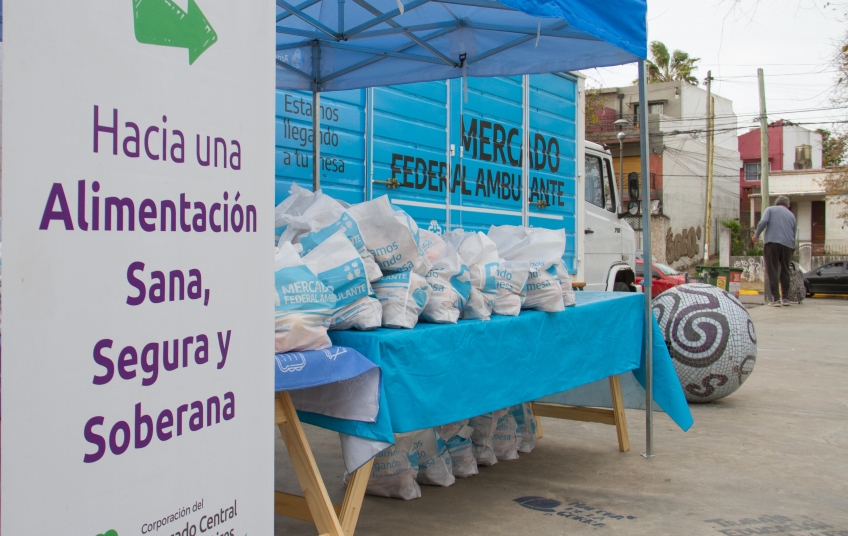 El mercado federal ambulante nuevamente en Berazategui