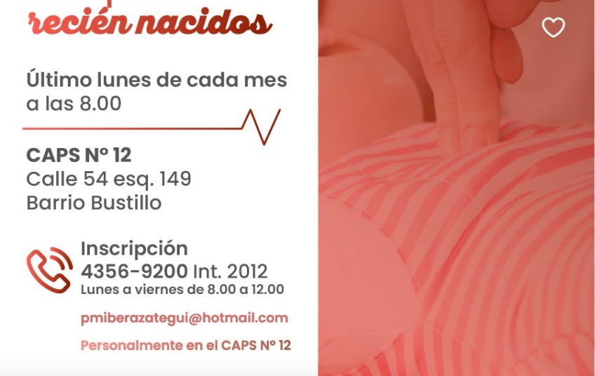 Berazategui: El municipio capacita en RCP a padres de bebés prematuros o de riesgo