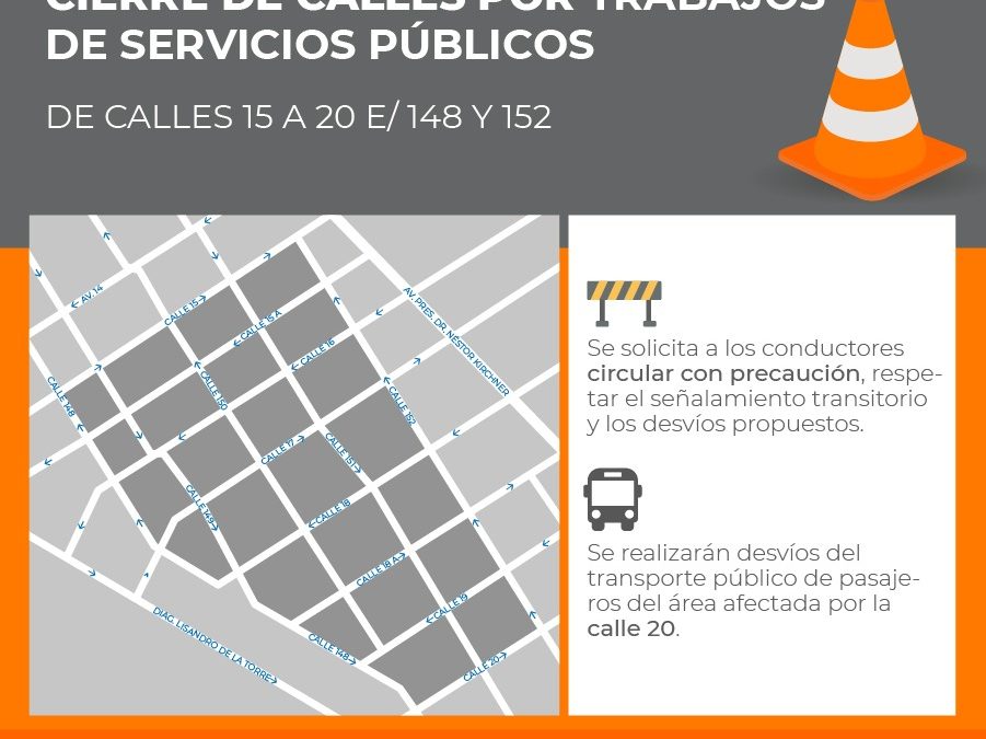 Berazategui: tránsito afectado por mejoras en el centro de la Ciudad