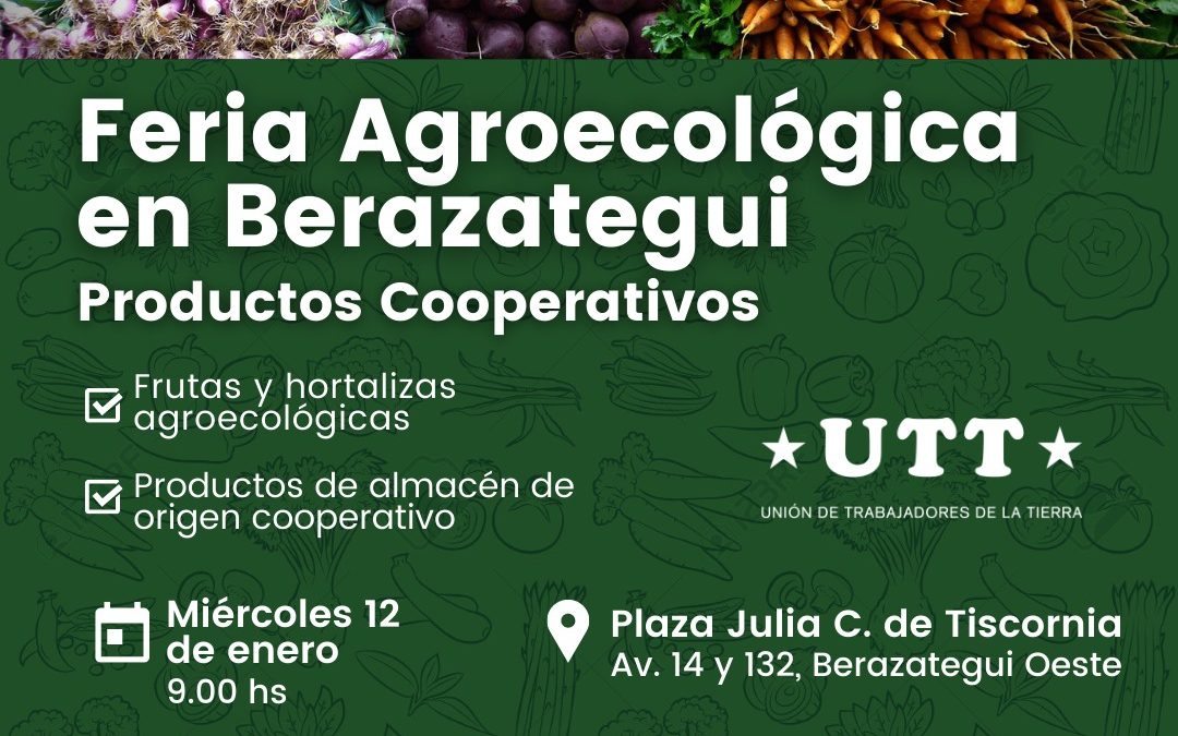 Se viene una nueva feria Agroecológica en Berazategui