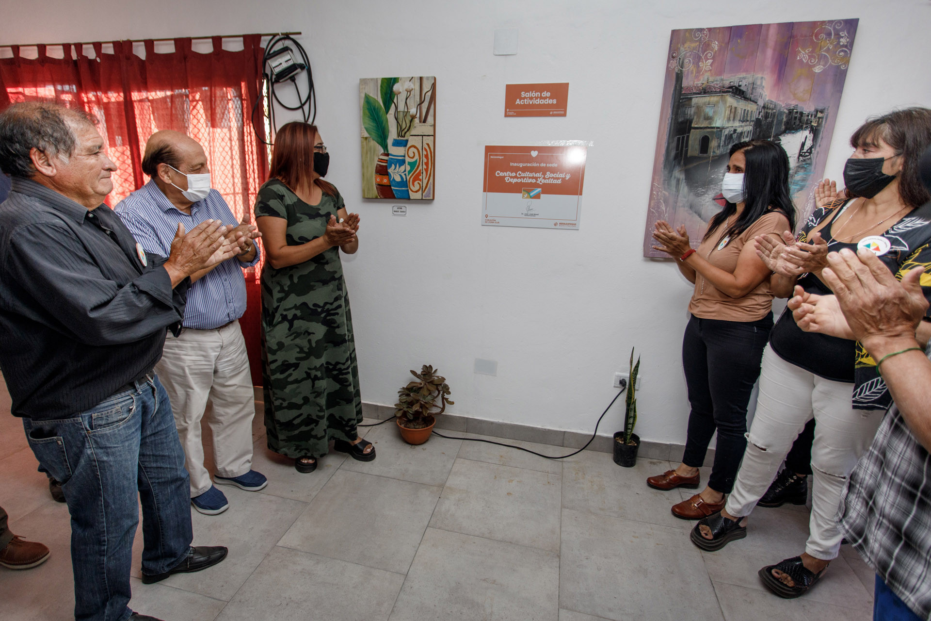 Mussi inauguró en el Social y Deportivo Lealtad – Municipalidad de Berazategui