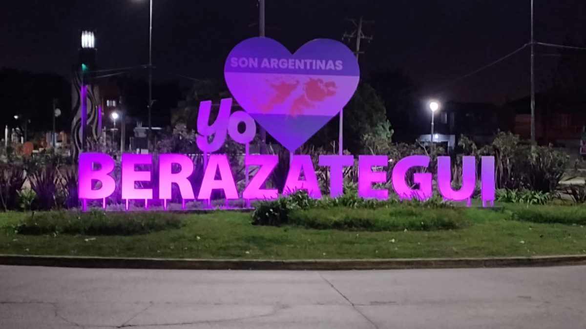 Día Mundial de la Fibromalgia: Berazategui iluminó de violeta espacios públicos