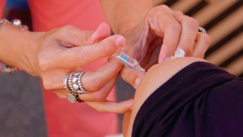 En Berazategui se refuerza la campaña de vacunación antigripal