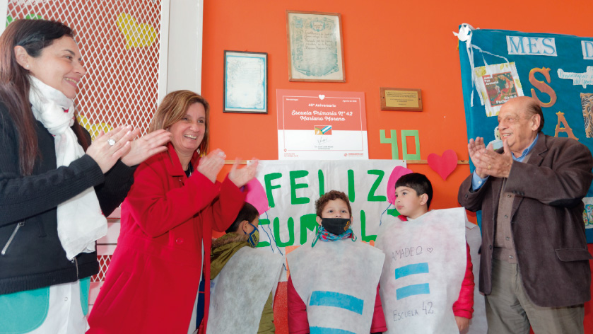 Berazategui: la primaria N° 42 Mariano Moreno celebró su 40° aniversario