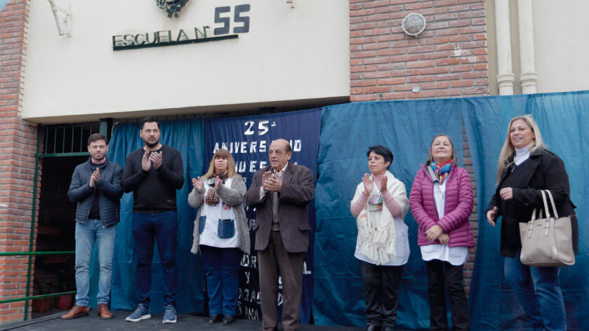 La Primaria N° 55 “Bandera de los Andes” celebró su 25° aniversario