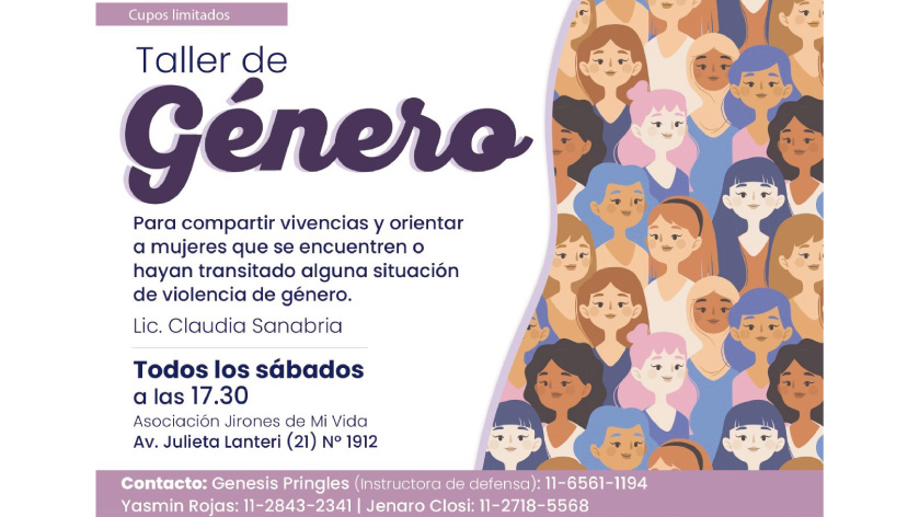 Berazategui: brindan talleres de género y diversidades
