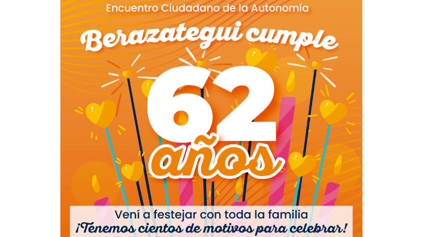 Berazategui festeja sus 62 años con una gran fiesta popular