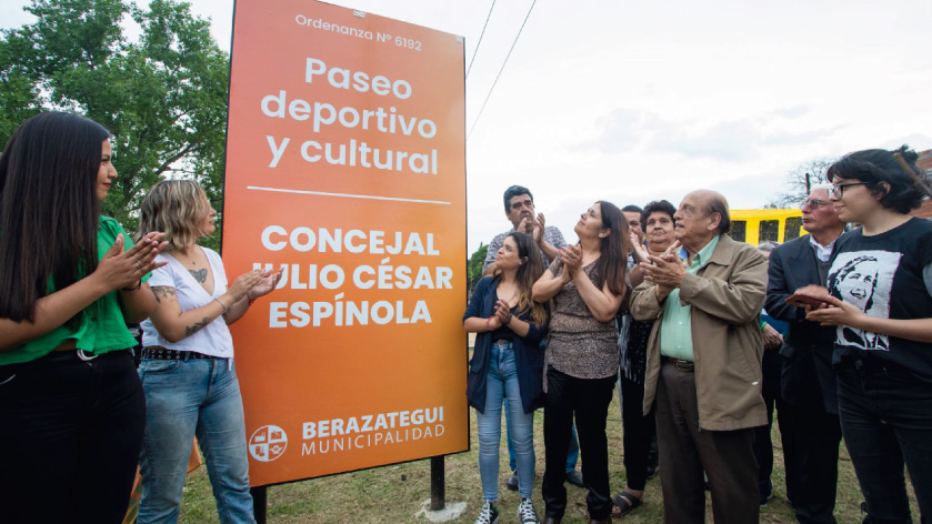 Nuevo Paseo Deportivo y Cultural Concejal Julio César Espínola