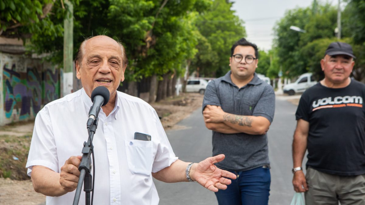 Berazategui: más obras de pavimentación inauguradas