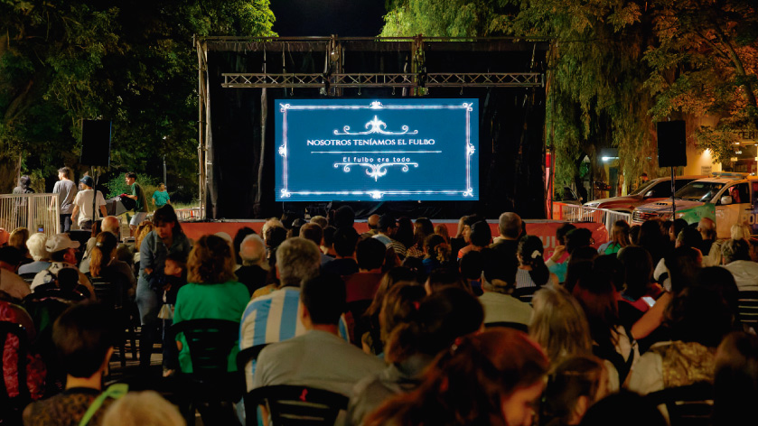 Se realizó el 3º festival nacional “Cine bajo la luna”