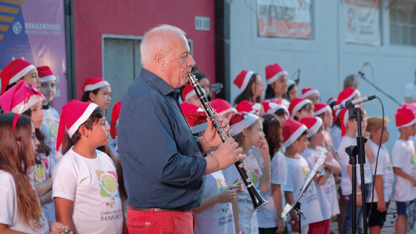El coro de niños y niñas presentó su tradicional concierto de navidad