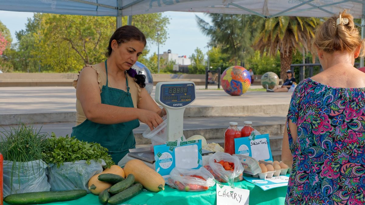 Frutas y verduras de estación en la Feria Agroecológica de Berazategui