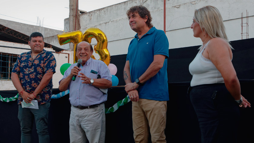 La Sociedad de Fomento Villa Chingolo festejó sus 73 años