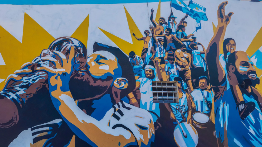 Berazategui homenajea a los campeones del mundo con nuevo mural