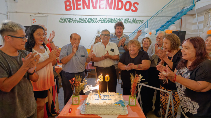 El Centro de Jubilados 18 de Marzo celebró su 30° aniversario