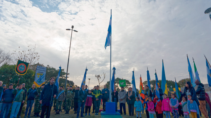Berazategui festejó el Día de la Bandera con un gran encuentro patriótico