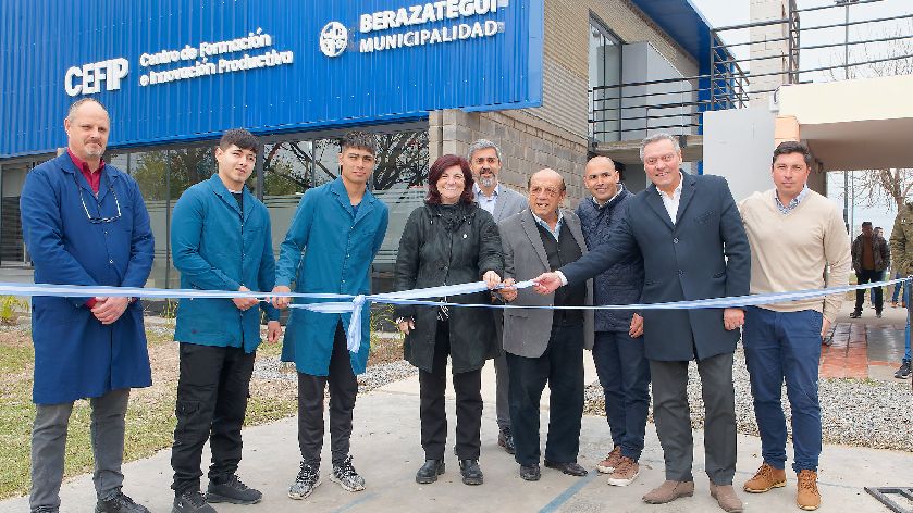 Inauguraron el Centro de Formación e innovación productiva de Berazategui