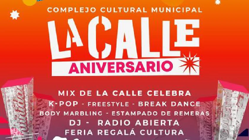 Se viene el 1er aniversario del Complejo Cultural Municipal La Calle