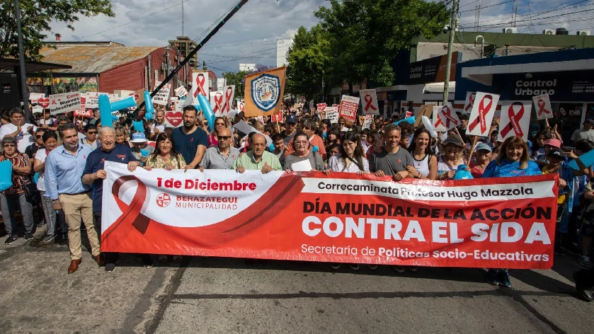 Berazategui: jornada masiva en el Día de la Acción contra el SIDA