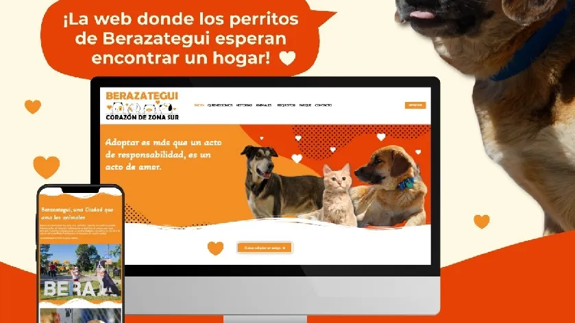 Corazón de Zona Sur: la primera web municipal para adoptar animalitos