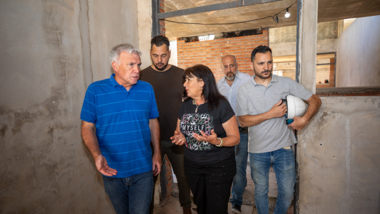 El intendente Balor supervisó la construcción de la Escuela Técnica Profesional N° 1