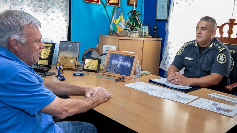 El intendente Balor se reunió con el jefe de la Policía de Berazategui