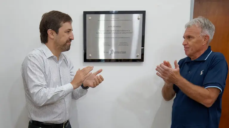El Ministerio de Salud provincial homenajeó al Dr. Juan José Mussi