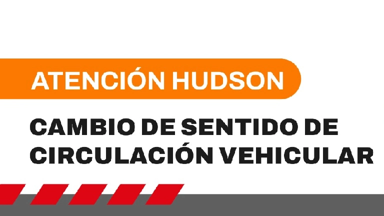 Sentido único de circulación en tres calles de Hudson