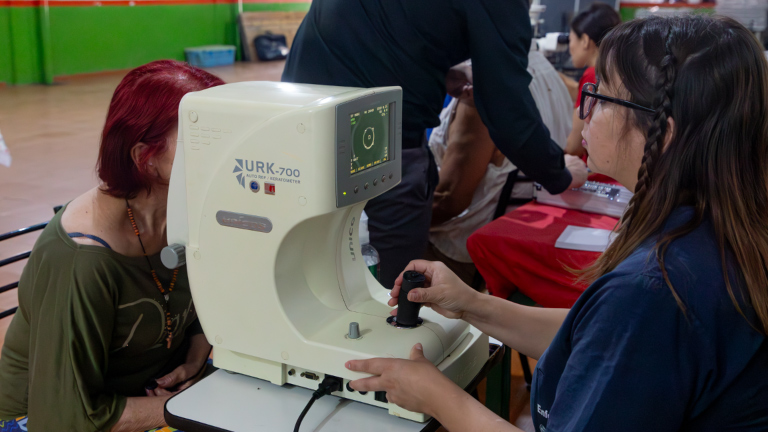 Berazategui realizó otra Jornada gratuita de Controles Oftalmológicos