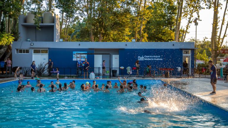 Más berazateguenses disfrutan el verano en el Club Municipal Maltería Hudson