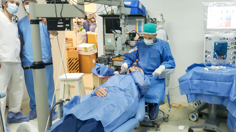 Maratón de cirugías de cataratas en Berazategui