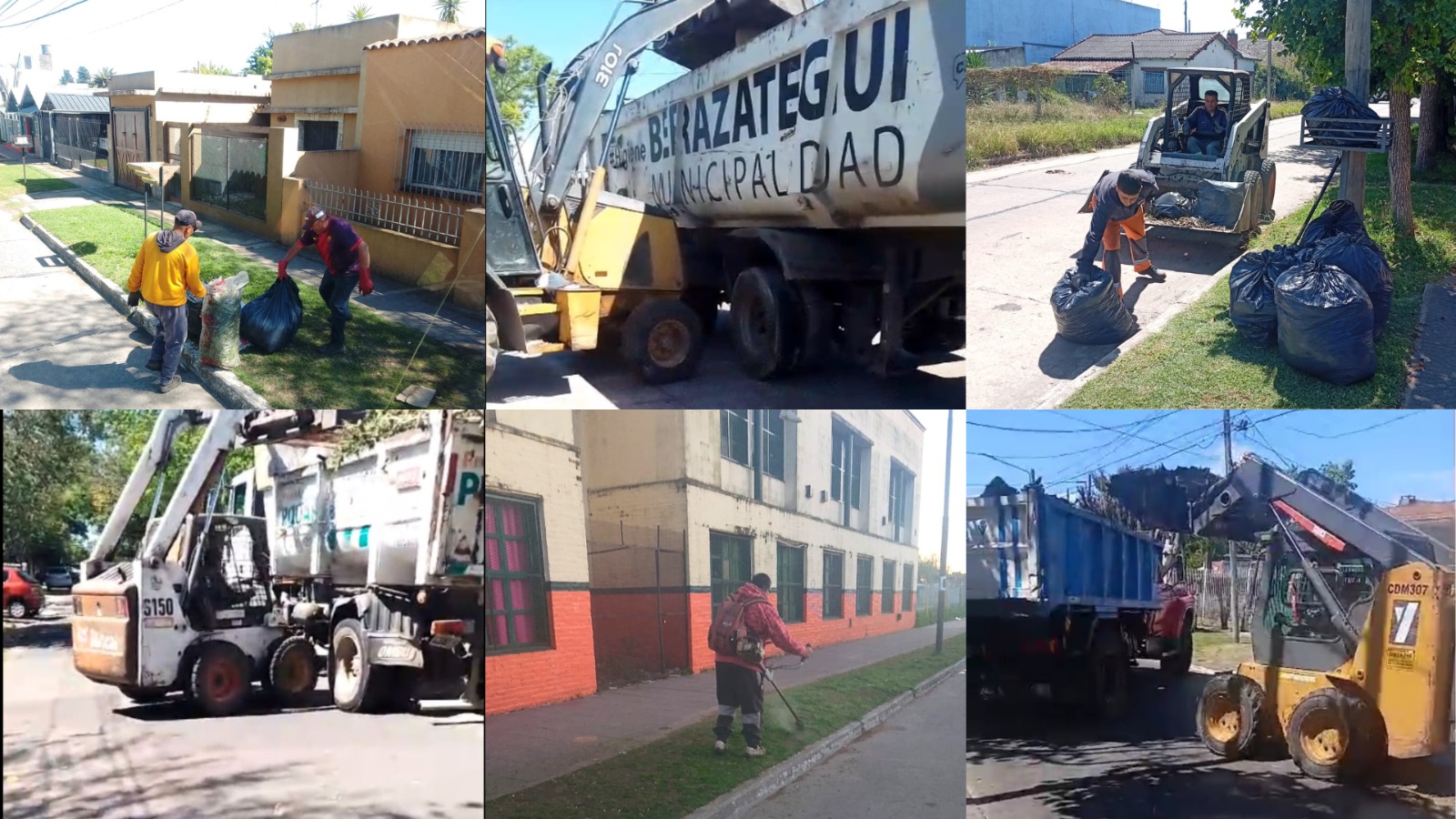 Más operativos de limpieza en los barrios de Berazategui