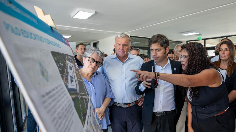 Kicillof y Balor inauguraron el Polo Educativo Integral de El Pato