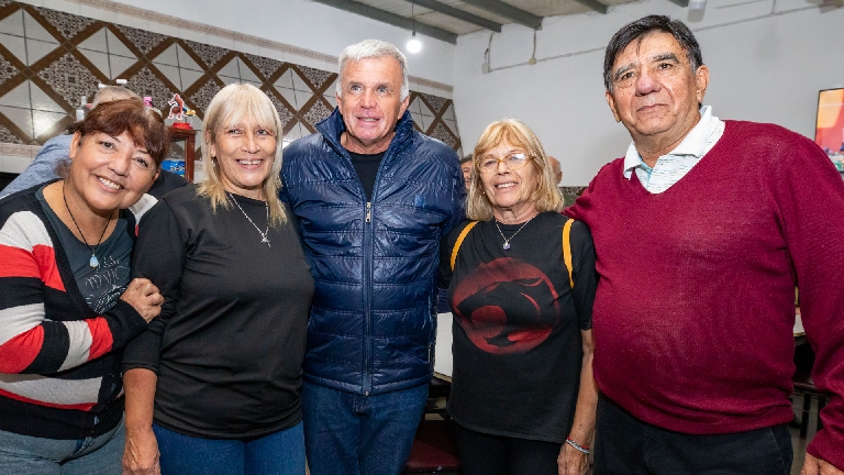 Carlos Balor participó del cumpleaños 81 del Club Sarmiento