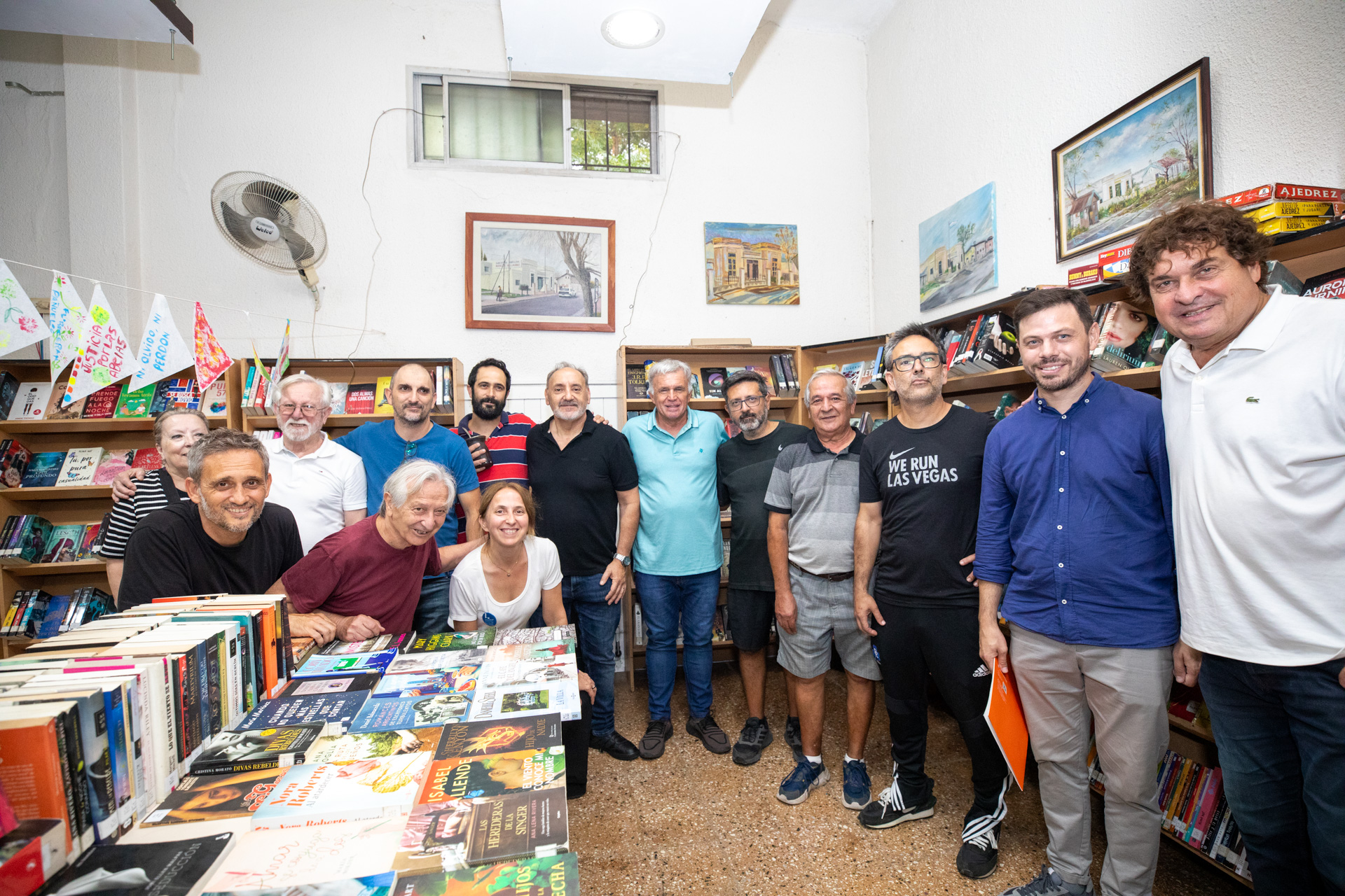 Carlos Balor se reunió con la Comisión de la Biblioteca Popular Manuel Belgrano