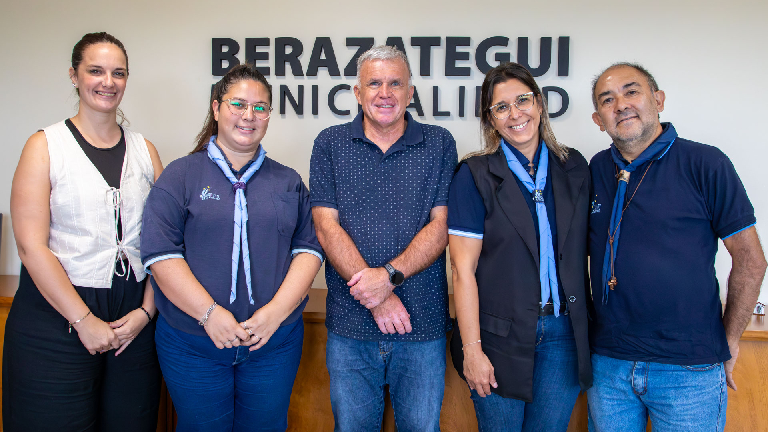 El intendente Balor recibió a referentes de grupos Scouts de Berazategui