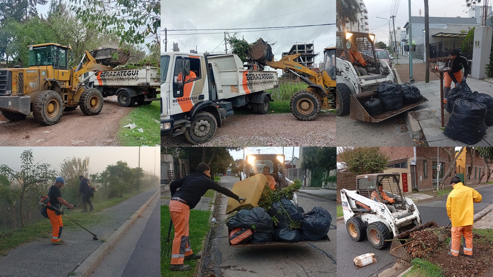 Siguen los operativos de limpieza en los barrios de Berazategui