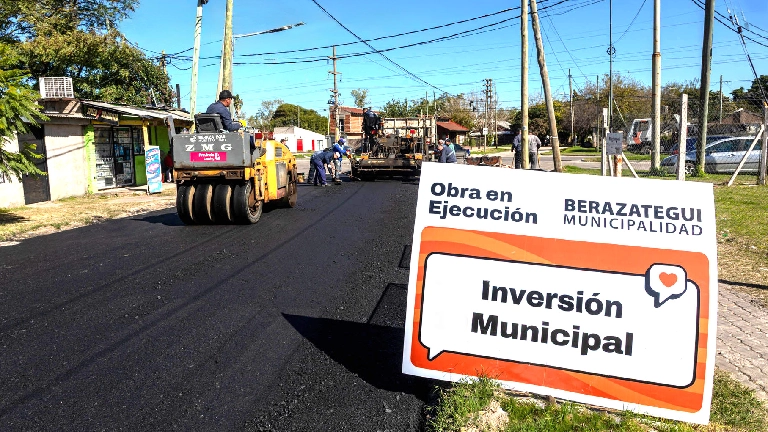 Más calles pavimentadas en Gutiérrez