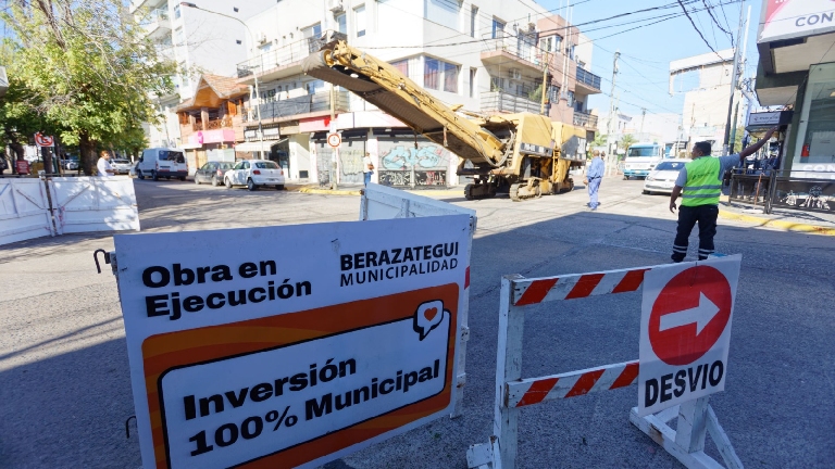 Proyecto integral de renovación de la carpeta asfáltica en el Centro de Berazategui
