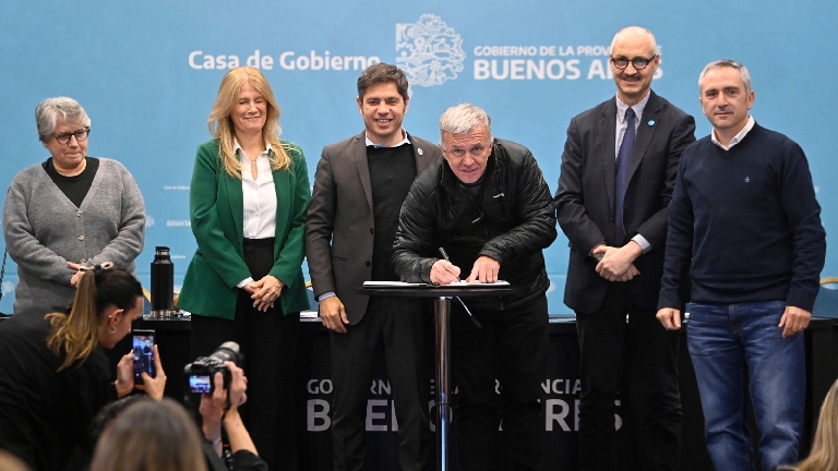 Balor acompañó a Kicillof en una nueva iniciativa para mejorar la calidad de vida de niños y adolescentes