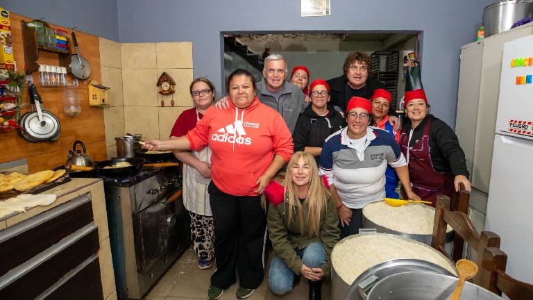 Balor visitó el Comedor San José y destacó el trabajo comunitario en El Pato