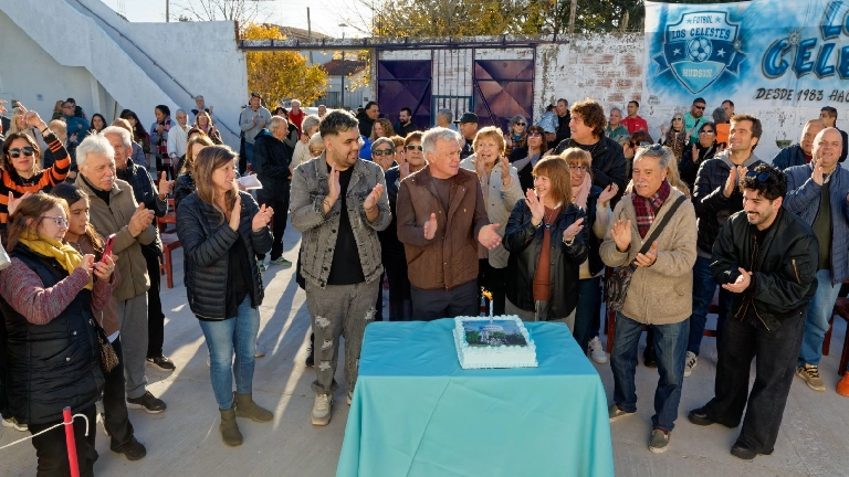 Inauguraron un Centro Cultural y Deportivo en la Sociedad de Fomento AOT