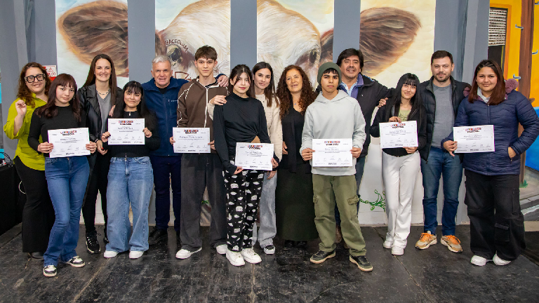 Balor compartió el cierre del Curso de Orientación Vocacional con estudiantes de Berazategui