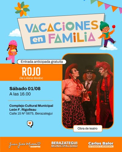 Rojo - VACACIONES EN FAMILIA-2026
